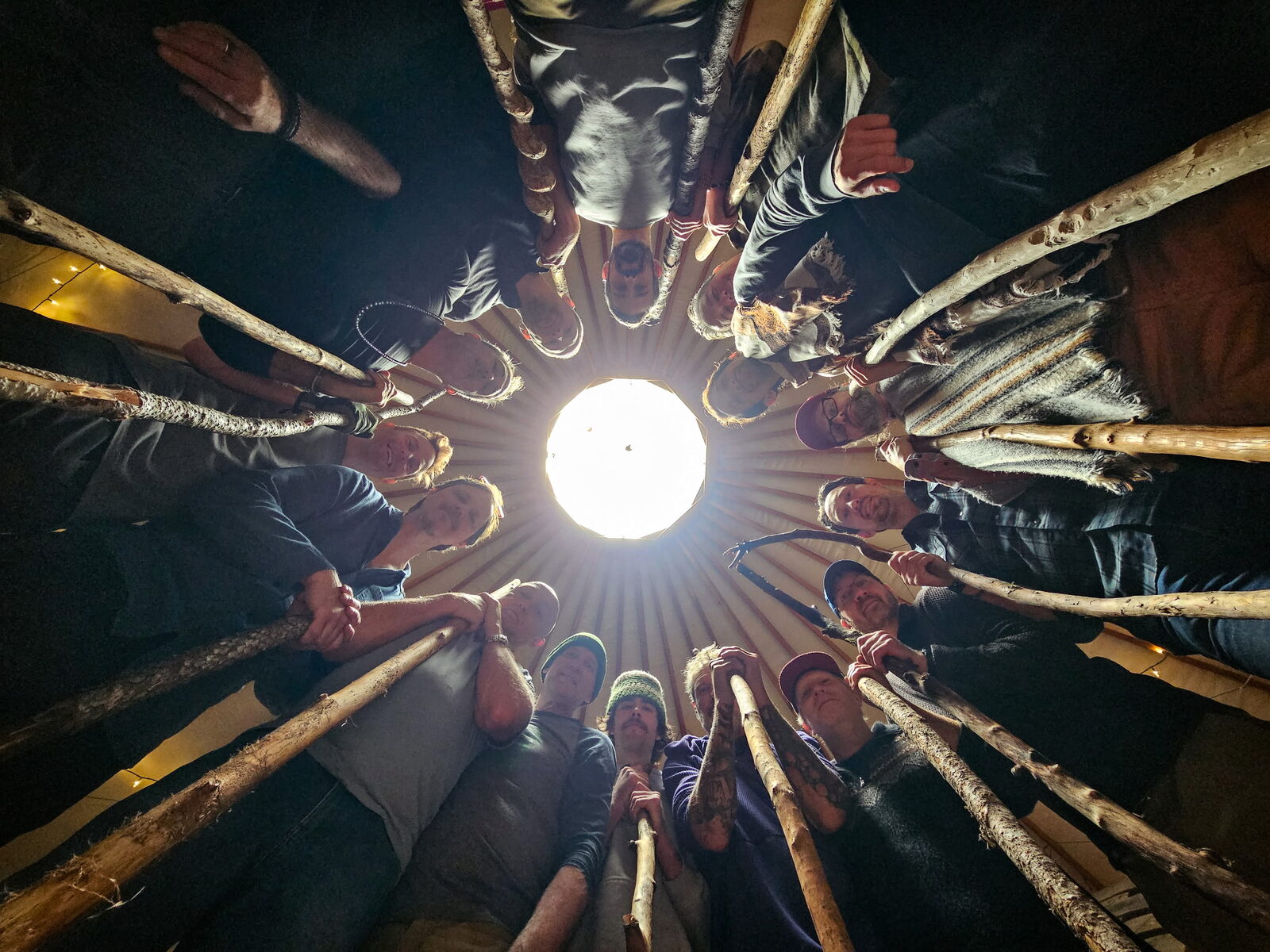 Circle of men